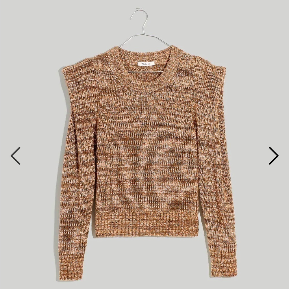 Madewell NWT Space Dyed Prentiss Pull Over Sweater in Autumn